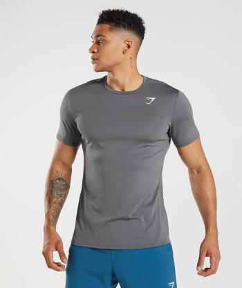 T Shirts Gymshark Arrival Hombre Gris | CO 3293BEX